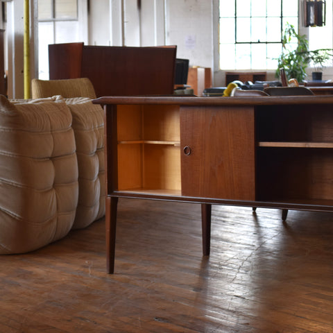 Vintage Teak Executive Desk