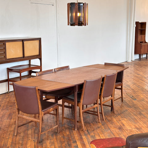 RS Associates Teak Surfboard Coffee Table