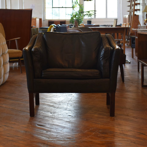 Leather Arm Chair by George Thams