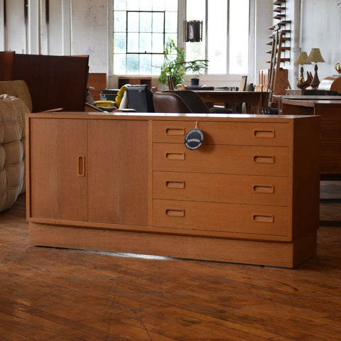 Oak Sideboard by Carlo Jensen for Poul Hundevad