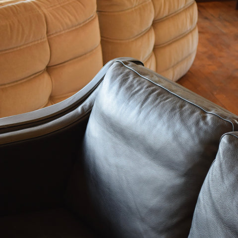 Leather Loveseat by George Thams