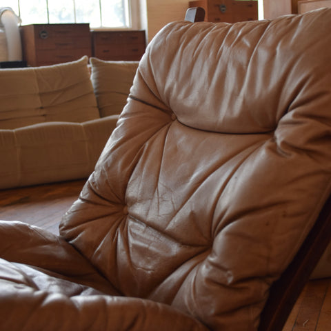 Leather Siesta Chair by Ingmar Relling