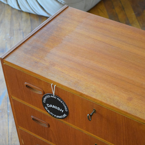 Teak Lowboy Dresser