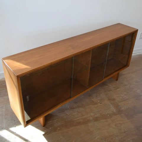 Vintage Walnut Bookcase