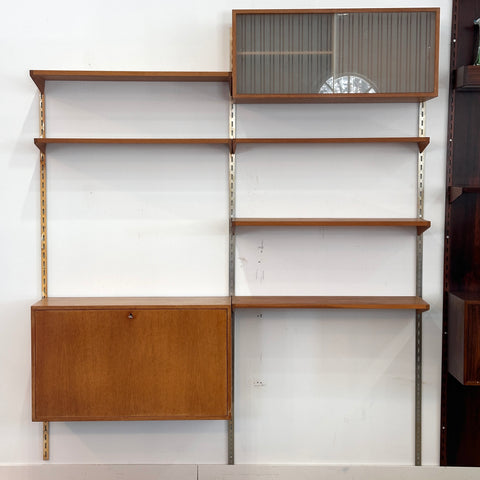 Oak 2-Bay Wall Unit by Kai Kristiansen For FM Møbler