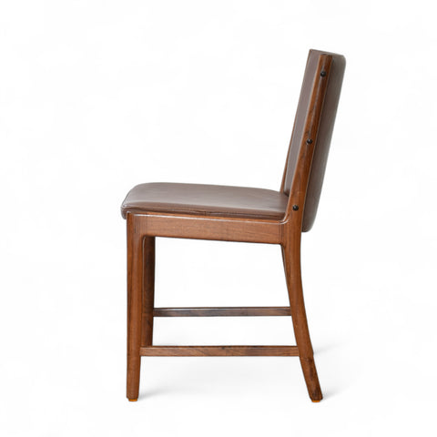 Vintage Rosewood & Leather Dining Chair Set