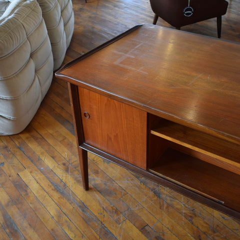 Vintage Teak Executive Desk