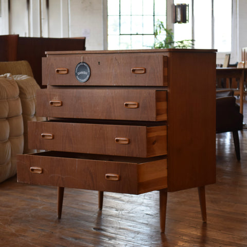 Teak Lowboy Dresser