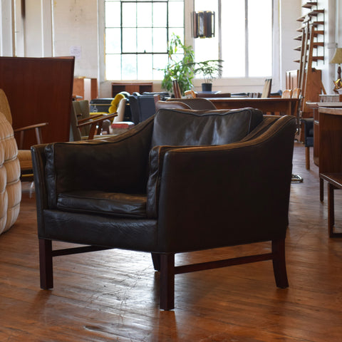 Leather Arm Chair by George Thams