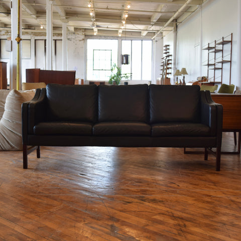 Leather 3-Seater Sofa by George Thams
