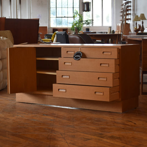 Oak Sideboard by Carlo Jensen for Poul Hundevad