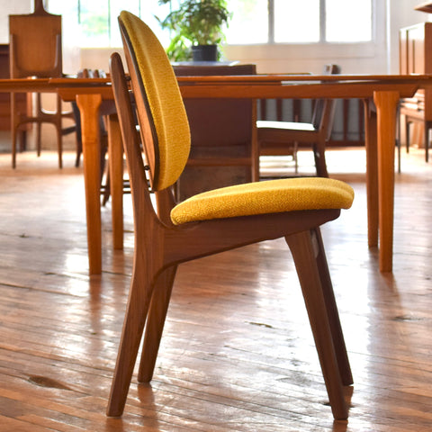 Set of 6 Teak Shield-Back Dining Chairs by Arne Hovmand Olsen