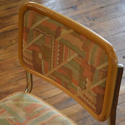Set of 4 Italian Cesca Style Dining Chairs