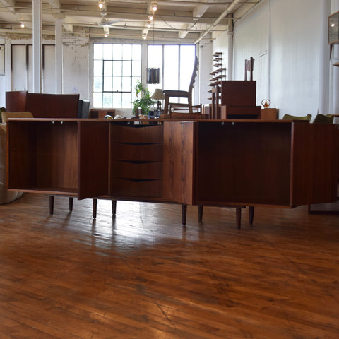 Oversized Minimalist Walnut Sideboard