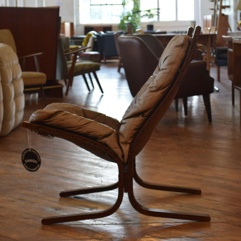 Leather Siesta Chair by Ingmar Relling