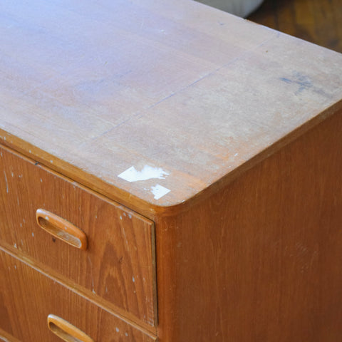 Teak Lowboy Dresser