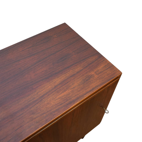 Compact Rosewood Sideboard by Poul Hundevad