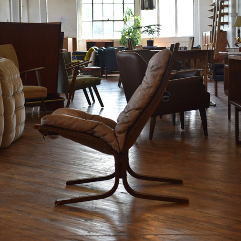 Leather Siesta Chair by Ingmar Relling