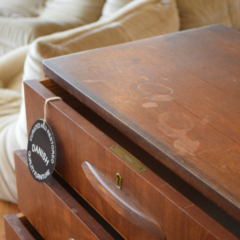 Teak Tallboy Dresser