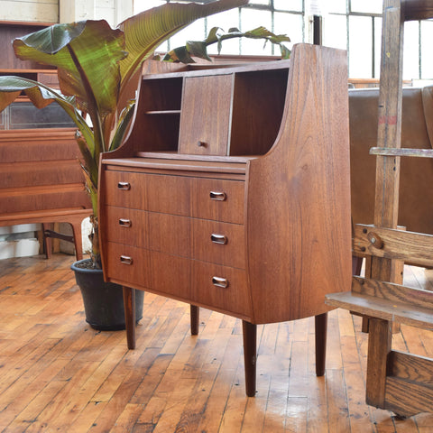 Teak Bureau/Vanity