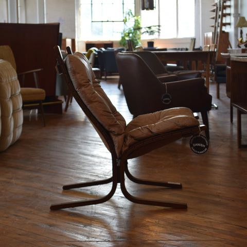 Leather Siesta Chair by Ingmar Relling