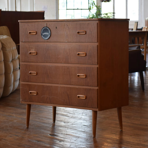 Teak Lowboy Dresser