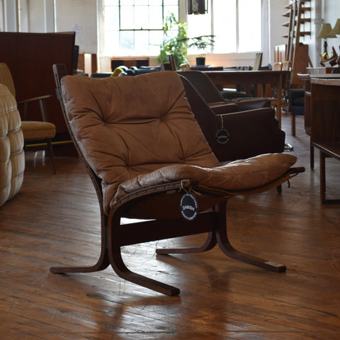 Leather Siesta Chair by Ingmar Relling