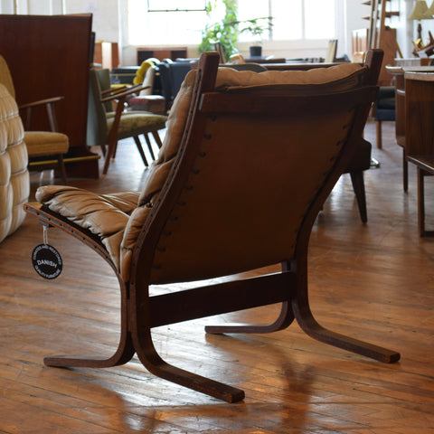 Leather Siesta Chair by Ingmar Relling