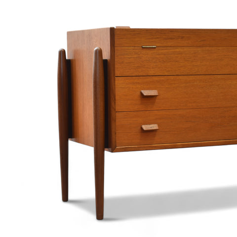 Rare Teak Vanity/Dresser