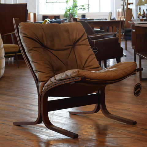 Leather Siesta Chair by Ingmar Relling