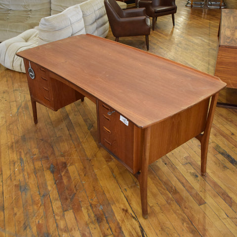 Vintage Teak Desk by Svend Aage Madsen for HP Hansen