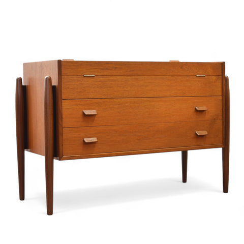 Rare Teak Vanity/Dresser