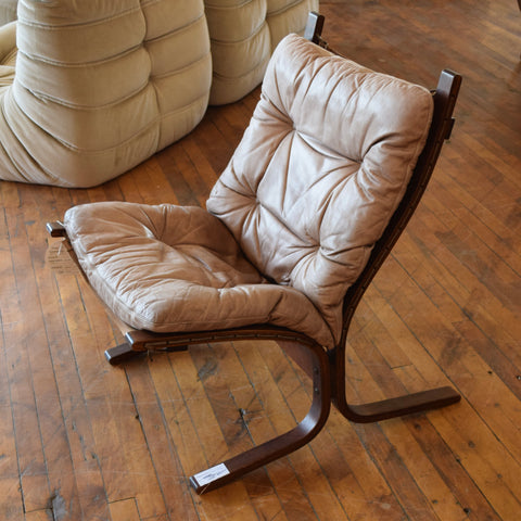 Leather Siesta Chair by Ingmar Relling