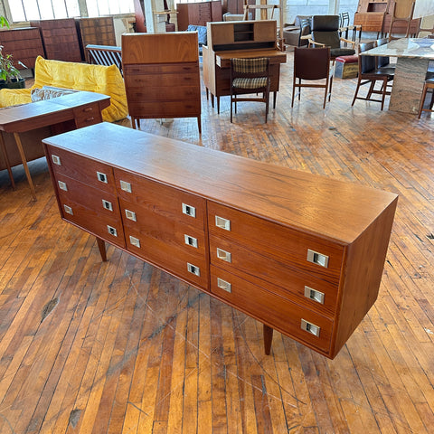 Teak 9-Drawer Dresser