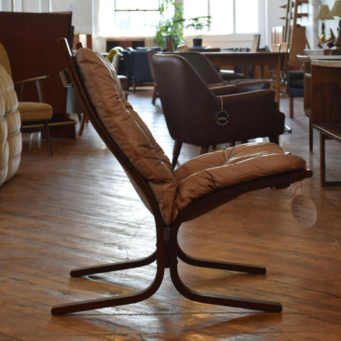 Leather Siesta Chair by Ingmar Relling