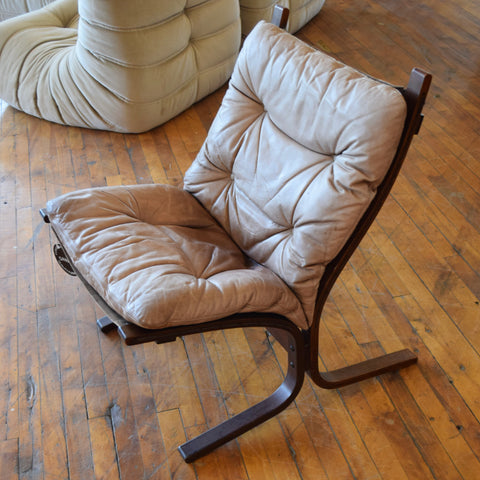 Leather Siesta Chair by Ingmar Relling