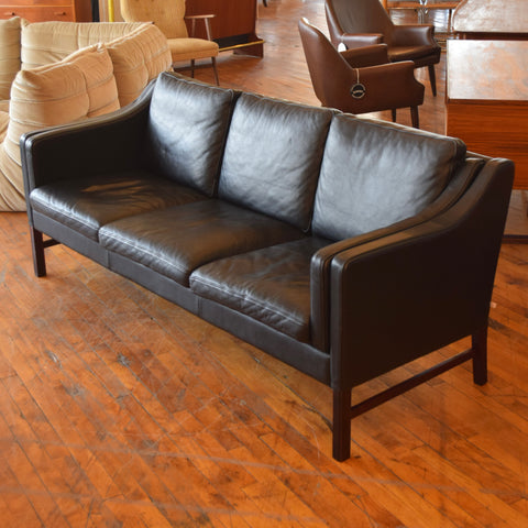 Leather 3-Seater Sofa by George Thams