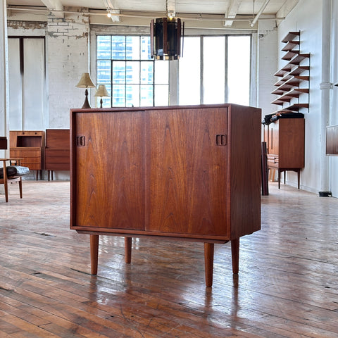 Compact Teak Sideboard