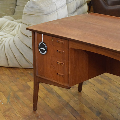 Vintage Teak Desk by Svend Aage Madsen for HP Hansen