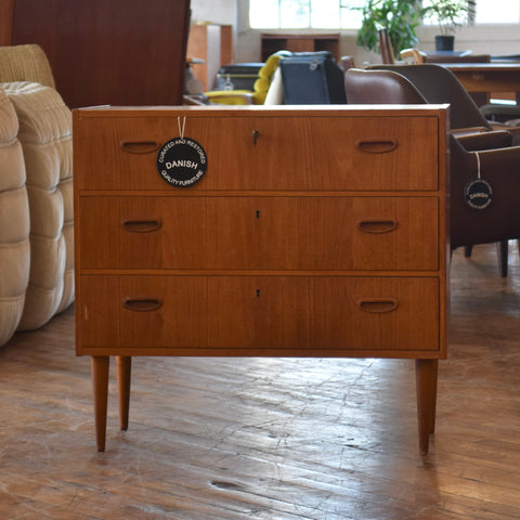 Teak Lowboy Dresser