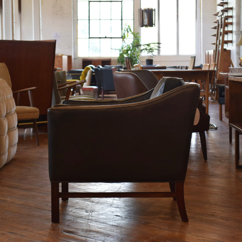Leather Arm Chair by George Thams