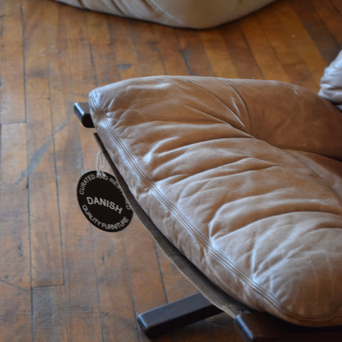 Leather Siesta Chair by Ingmar Relling