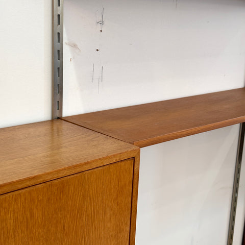 Oak 2-Bay Wall Unit by Kai Kristiansen For FM Møbler