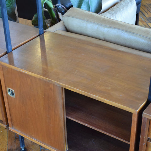 Walnut Freestanding Wall Unit by Maurer Furniture