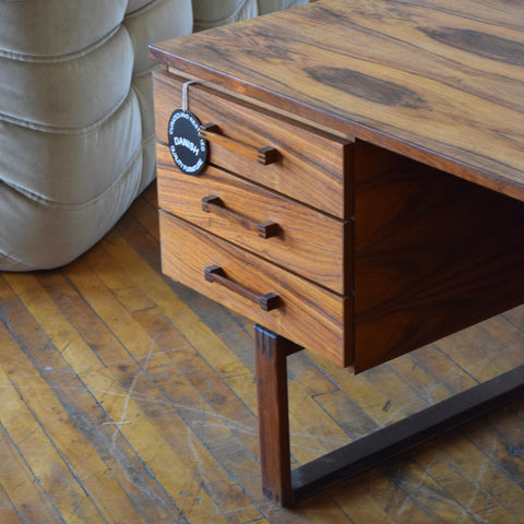 Rosewood Executive Desk by Jensen & Torben for Dyrlund