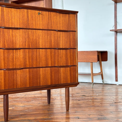 Teak Lowboy Dresser