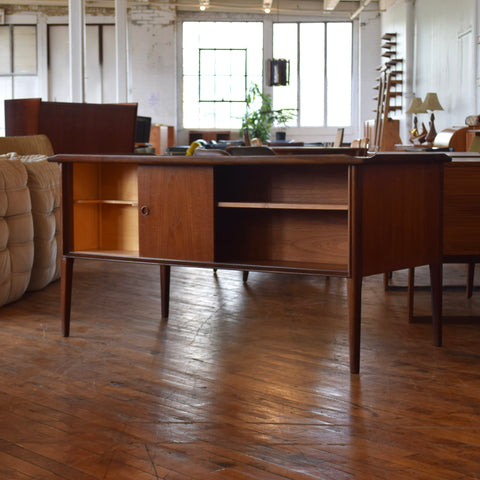 Vintage Teak Executive Desk