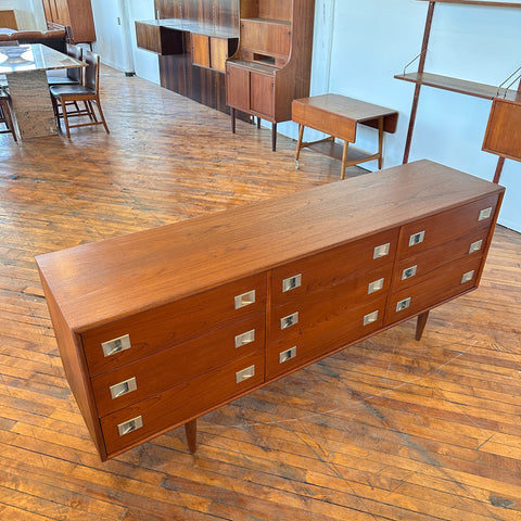 Teak 9-Drawer Dresser