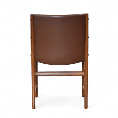 Vintage Rosewood & Leather Dining Chair Set