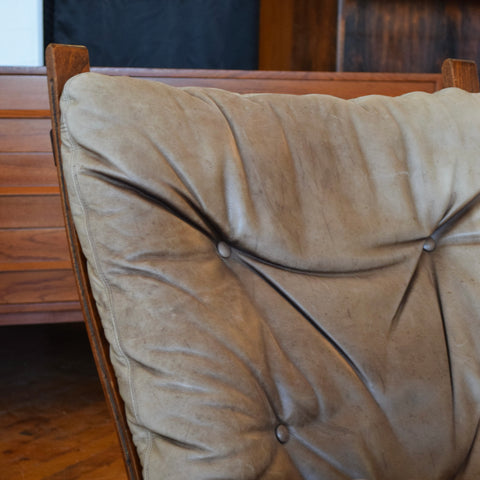 Leather Siesta Chair by Ingmar Relling